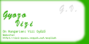 gyozo vizi business card